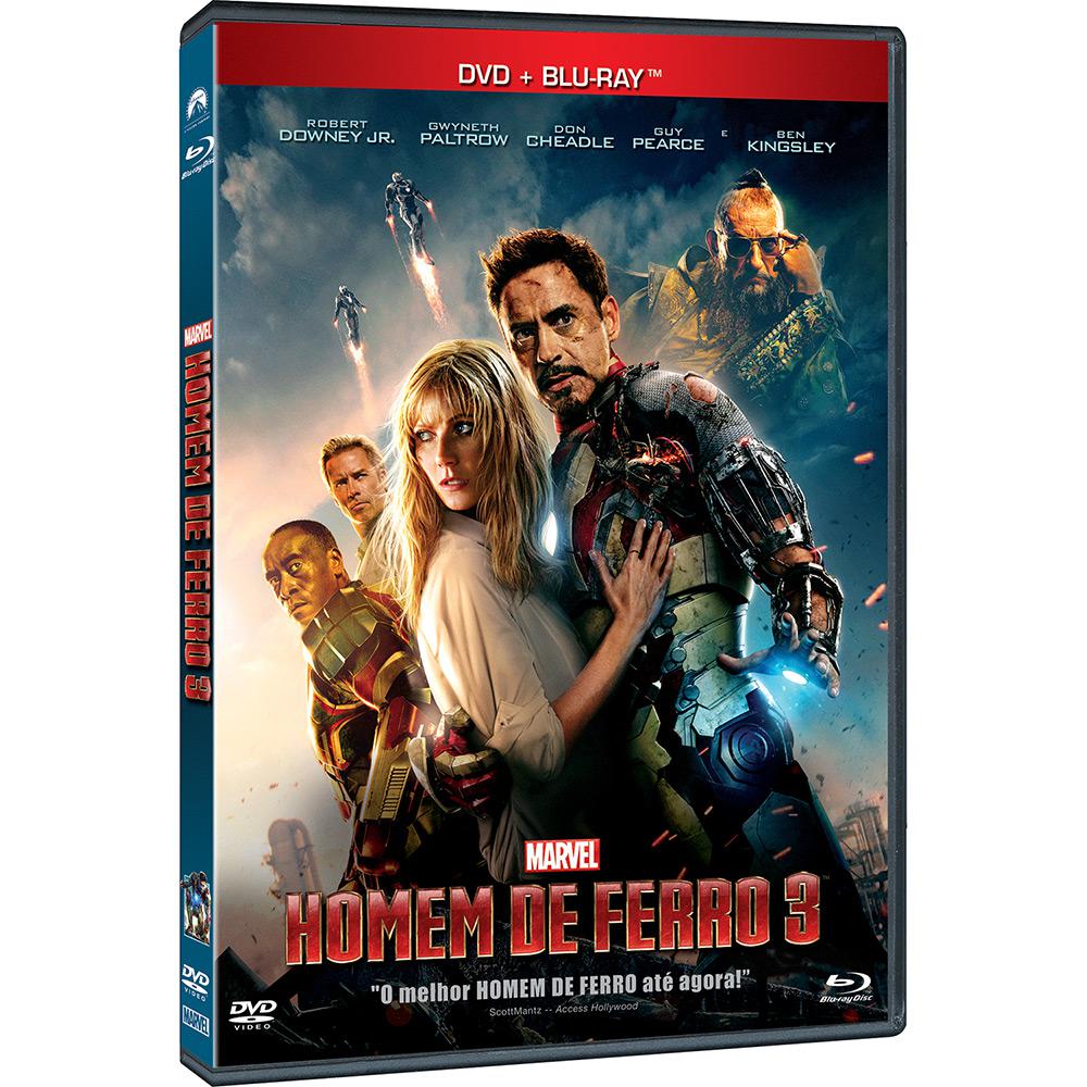 Blu-ray + DVD Homem de Ferro 3 é bom? Vale a pena?