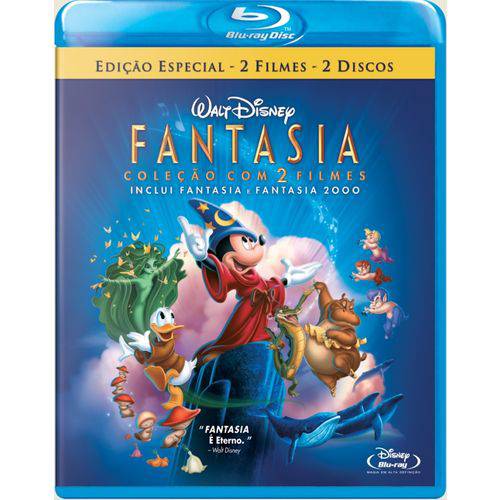 Blu-ray Fantasia + Fantasia 2000 (2 Bds) é bom? Vale a pena?
