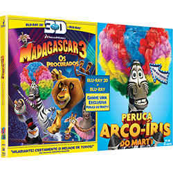 Blu-ray Madagascar 3 + Peruca (Blu-ray 3D+Blu-ray) é bom? Vale a pena?