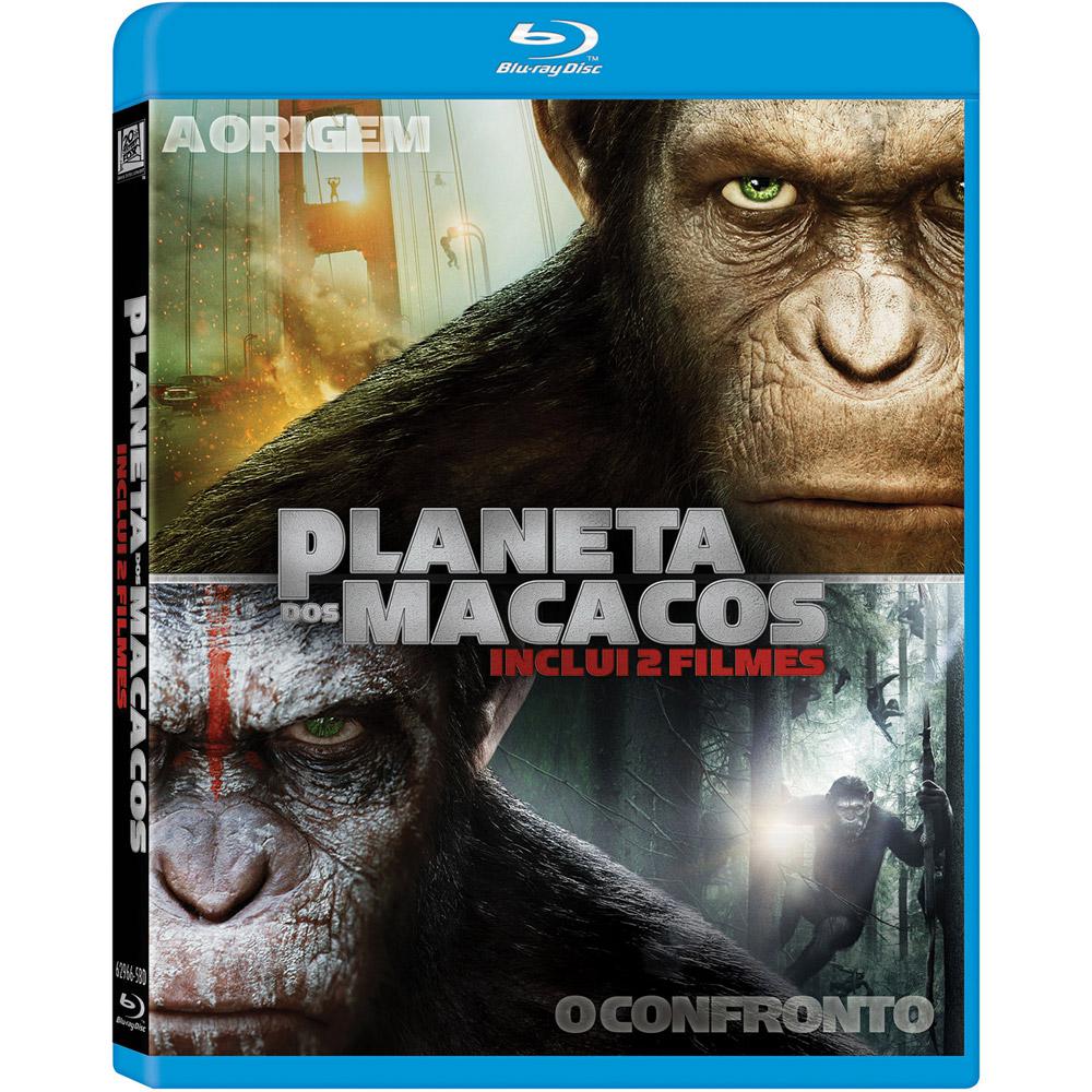 Blu-ray - Planeta dos Macacos: A Origem + Planeta dos Macacos: O Confronto é bom? Vale a pena?