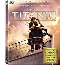 Blu-ray Titanic 3D (2 Blu-ray 3D + 2 Blu-ray) é bom? Vale a pena?