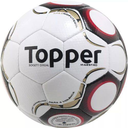 Bola de Futebol Society Maestro TD2 - Topper é bom? Vale a pena?