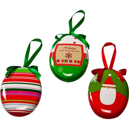 Bola de Natal Oval Decorada,11 Cm, Colorida, 3 Unidades - Christmas Taditions é bom? Vale a pena?
