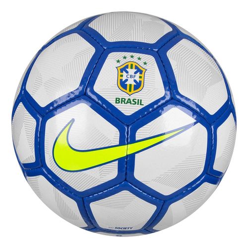 Bola Nike Society CBF Brasil Branco/Azul é bom? Vale a pena?