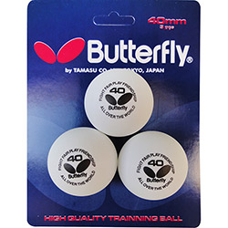 Bola Tênis de Mesa Butterfly com 3 Unidades - Branco é bom? Vale a pena?