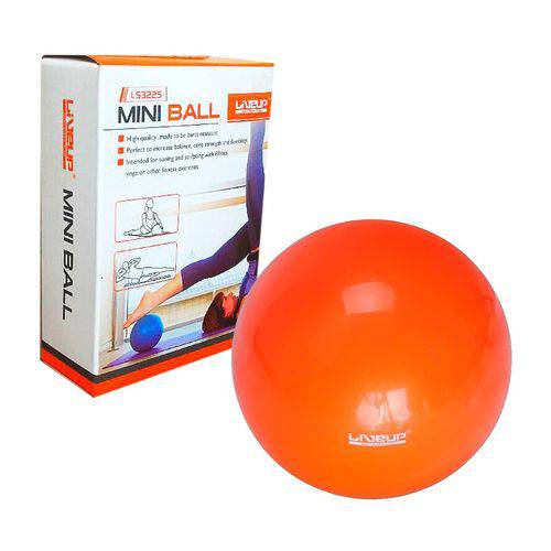 Bola Tipo Overball Orange Ball para Pilates Fisioterapia de 25 Cm Anti Estouro Liveup Cor Laranja é bom? Vale a pena?
