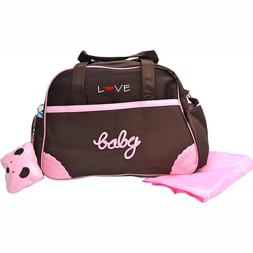 Bolsa do Bebê Baby Rosa com Saco Trocador - Love é bom? Vale a pena?