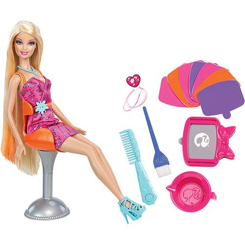 Boneca Barbie Mechas Coloridas Mattel é bom? Vale a pena?