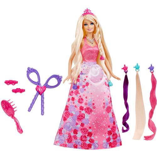 Boneca Barbie Princesa Penteado Mágico Mattel é bom? Vale a pena?
