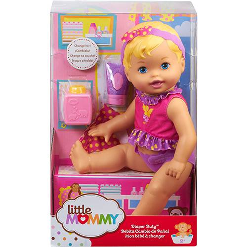 Boneca Little Mommy Momentos do Bebê Trocar Fralda - Mattel é bom? Vale a pena?