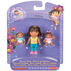 Boneca Mattel Dora a Aventureira 2 Figuras Dora e Gêmeos X7992/X7995 é bom? Vale a pena?
