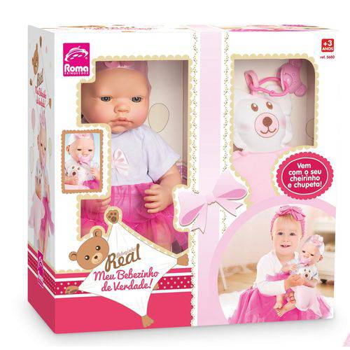 Boneca Meu Bebezinho Real- 5680-Roma Brinquedos é bom? Vale a pena?