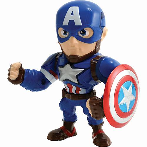 Boneco Metals Figure 4" Marvel Civil War Movie - Captain America- Dtc é bom? Vale a pena?