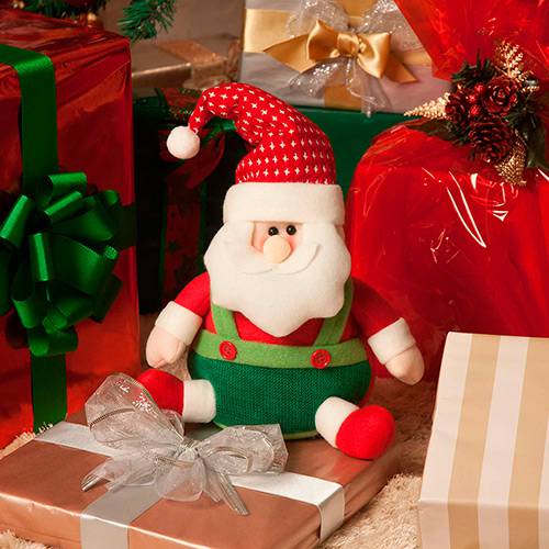 Boneco Papai Noel com Macacão Sentado - Orb Christmas é bom? Vale a pena?
