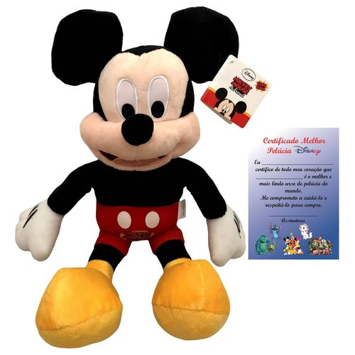 Boneco Pelúcia G Disney Mickey Mouse com Som Fala Multikids é bom? Vale a pena?