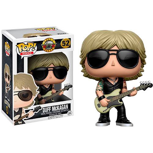 Boneco Pop Rocks Guns N Roses - Figura Duff Mckagan - Funko é bom? Vale a pena?
