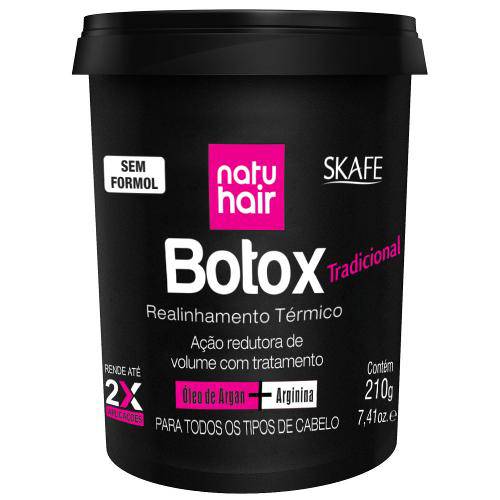 Botox Tradicional Natu Hair Skafe 210g é bom? Vale a pena?