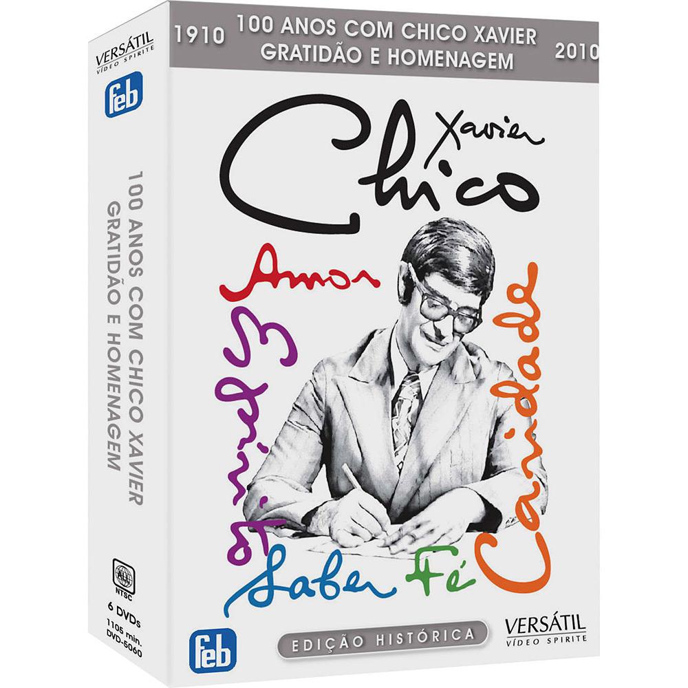 Box 100 Anos Com Chico Xavier - Gratidão e Homenagem (6 DVDs) é bom? Vale a pena?