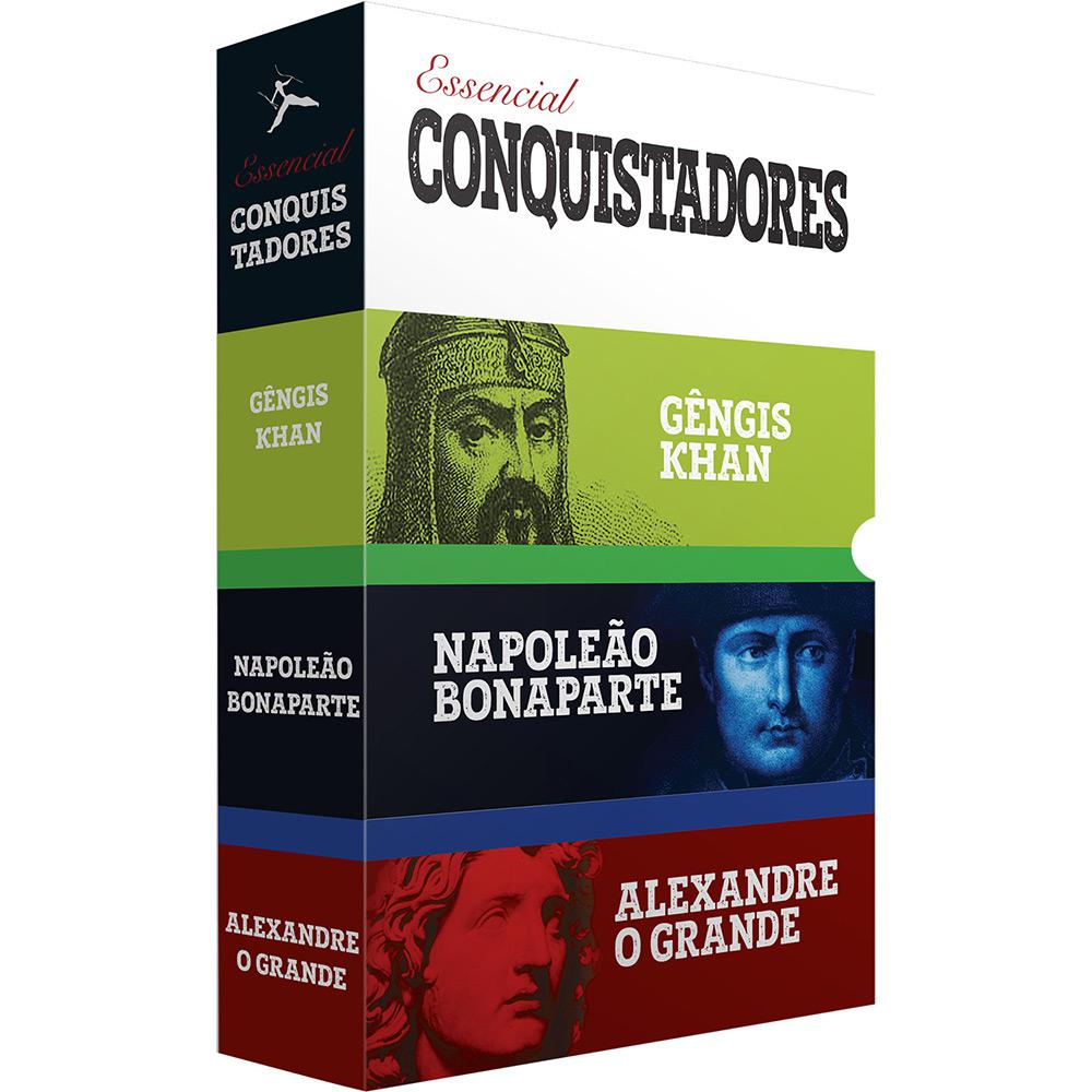 Box de Livros - Essencial Conquistadores (3 Volumes) Gêngis Khan Napoleão Bonaparte Alexandre - O Grande é bom? Vale a pena?
