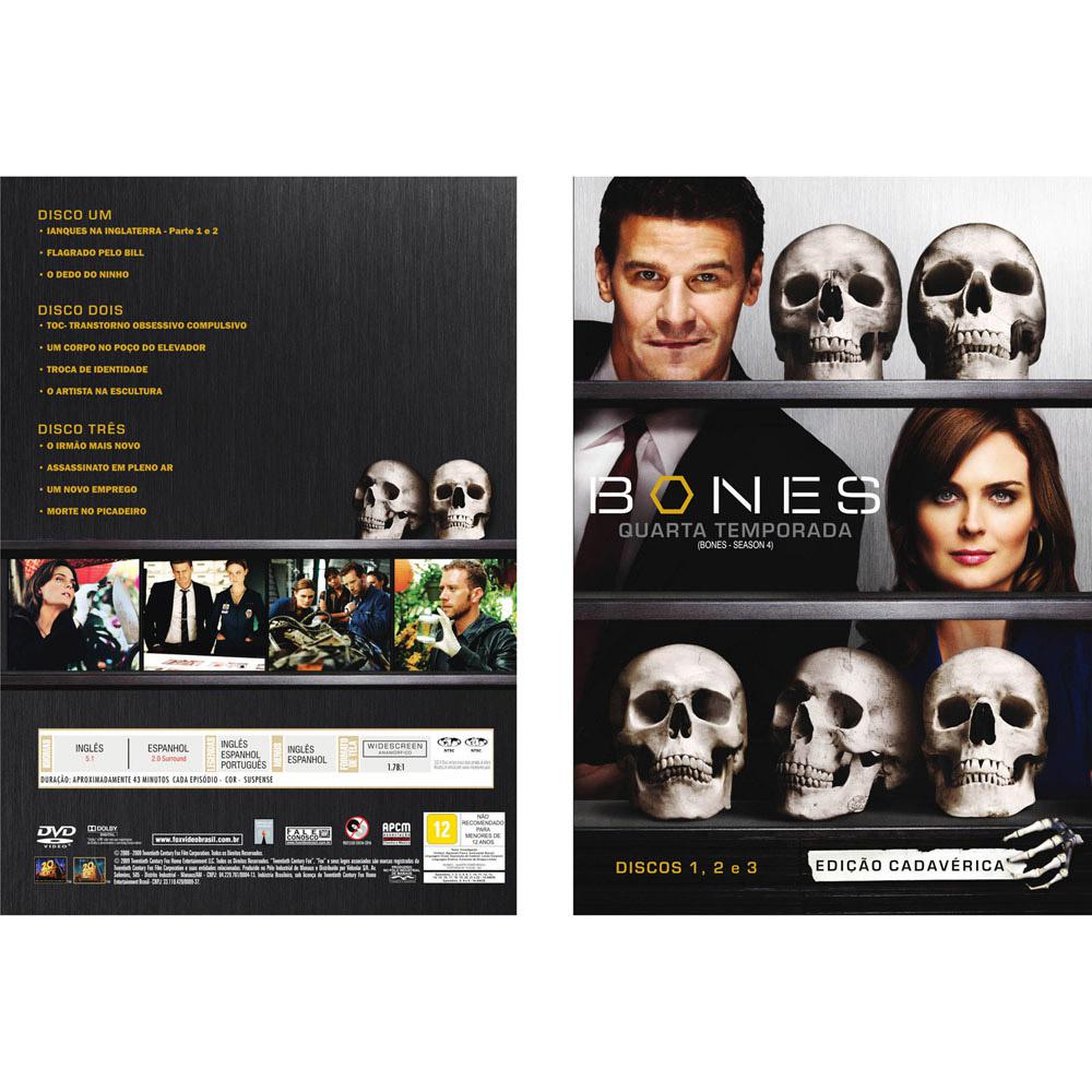 Box DVD Bones - 4ª Temporada (6 Discos) é bom? Vale a pena?