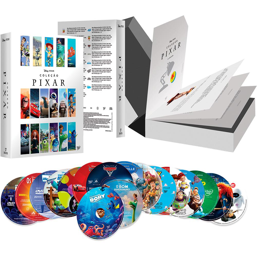 Box DVD - Coleção Pixar 2016 (17 Discos) é bom? Vale a pena?