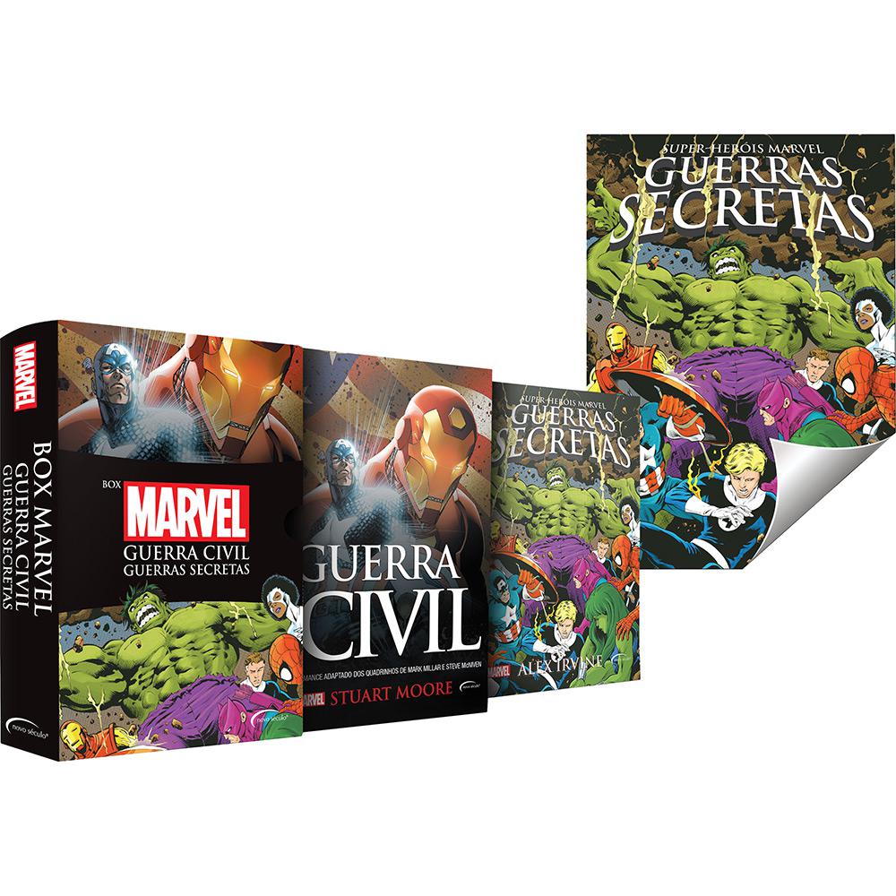 Box - Marvel: Guerra Civil e Guerras Secretas (Edição Slim) + Pôster é bom? Vale a pena?