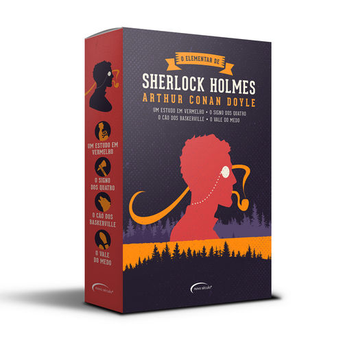 BOX o Elementar de Sherlock Holmes (4 Livros) + Ecobag é bom? Vale a pena?