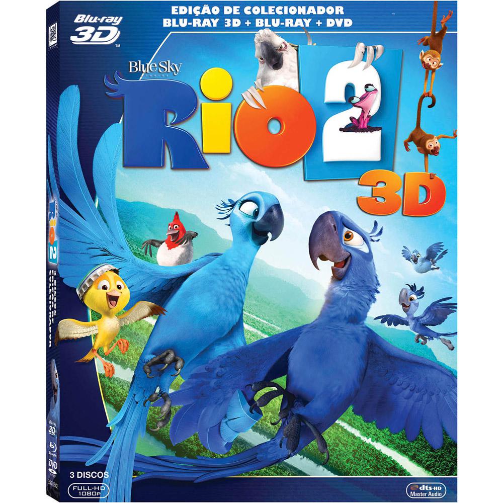 Box - Rio 2 Edição de Colecionador (Blu-ray 3D + Blu-ray + DVD) é bom? Vale a pena?