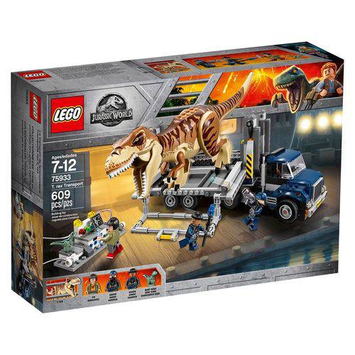 Brinquedo Bloco de Montar Lego Transporte de T - Rex 75933 é bom? Vale a pena?
