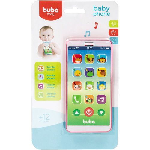 Brinquedo Musical para Bebê Baby Phone Telefone Interativo (2m+) Rosa - Buba é bom? Vale a pena?