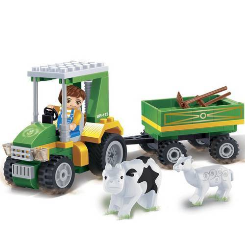 Brinquedo Eco Fazenda Trator com Carreta 115 Peças 8586 - Banbao é bom? Vale a pena?