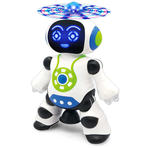 Brinquedo Robô Dança Gira 360 Graus Robot Som & Luz Yijun é bom? Vale a pena?