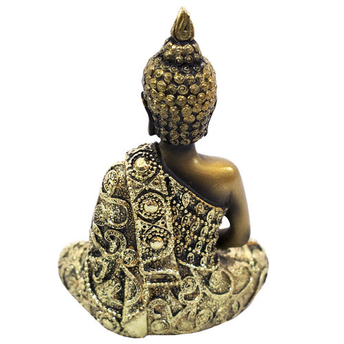 Buda Dourado em Posição Dhyana Mudra 13cm é bom? Vale a pena?