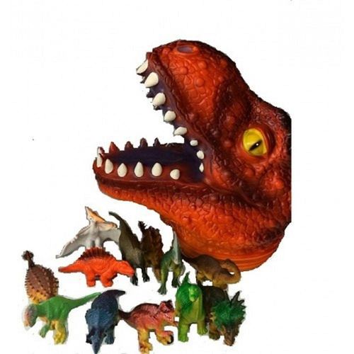 Cabeça Flex com Miniaturas - Dinossauro T-Rex (Laranja) - Dtc é bom? Vale a pena?