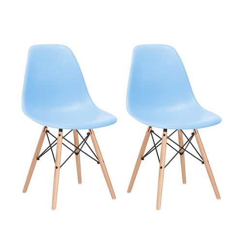 Cadeira Charles Eames Eiffel DSW - Azul Claro - Madeira Clara é bom? Vale a pena?