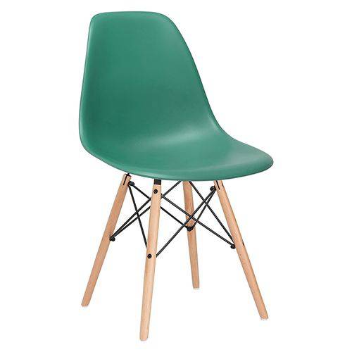 Cadeira Charles Eames Eiffel DSW - Verde Escuro - Madeira Clara é bom? Vale a pena?