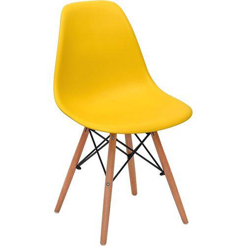 Cadeira Charles Eames Wood Base Madeira - Design - Pp-638 - Inovartte - Cor Amarela é bom? Vale a pena?
