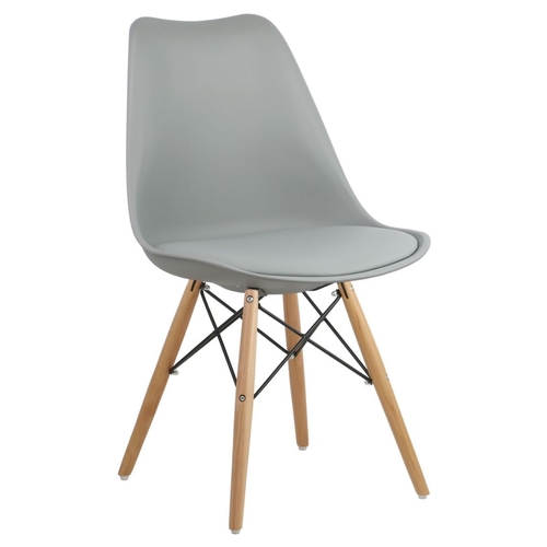 Cadeira Cinza Claro Charles Eames Dsw Soft Wood em PP é bom? Vale a pena?