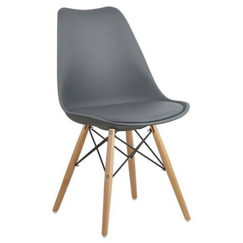 Cadeira Cinza Escuro Charles Eames Dsw Soft Wood em PP é bom? Vale a pena?