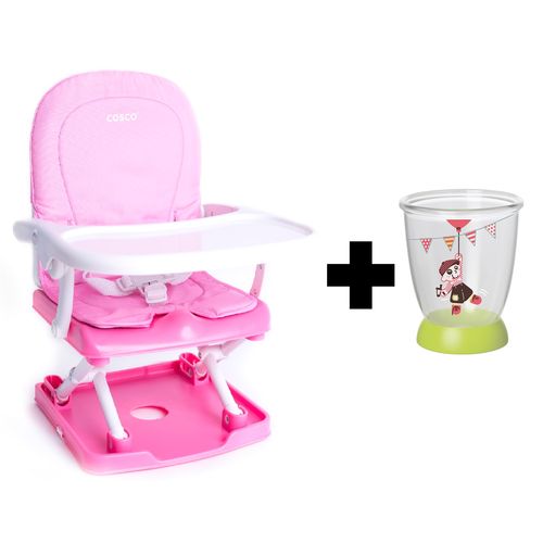 Cadeira de Alimentação Portátil Pop Rosa - Cosco + Copo Aprendizado Bébé Confort Le Cirque Au Villag é bom? Vale a pena?