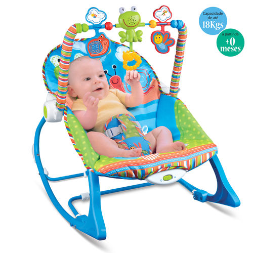 Cadeira de Descanso Musical Funtime Maxi Baby Até 18kgs Azul é bom? Vale a pena?