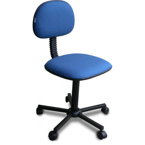 Cadeira de Escritório Secretária Laminada Giratória e com Rodízios - Tecido Azul - Assentex é bom? Vale a pena?