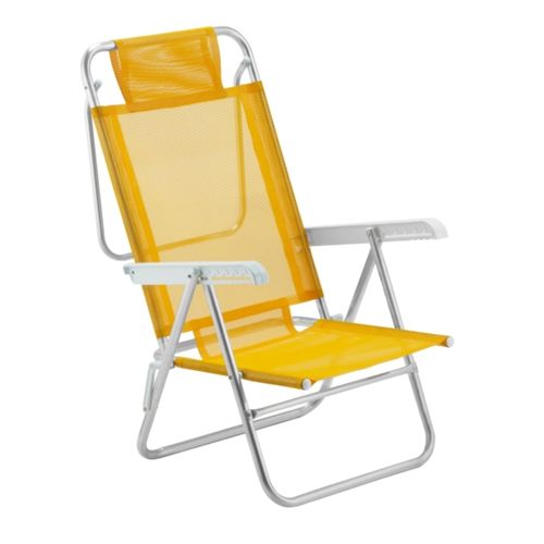 Cadeira de Praia Reclinável Summer Alumínio Amarelo é bom? Vale a pena?