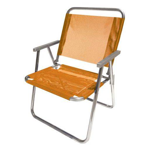 Cadeira de Praia Varanda Xl 130 Kg. em Alumínio - Laranja - Botafogo é bom? Vale a pena?