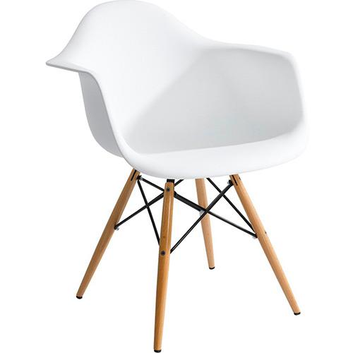 Cadeira Design Eiffel Eames com Braço Pw-082 Base Madeira/ABS Branco - Pelegrin é bom? Vale a pena?