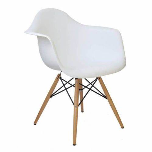 Cadeira DKR DAW Eames com Braços Eiffel Wood Base Madeira - Branca é bom? Vale a pena?