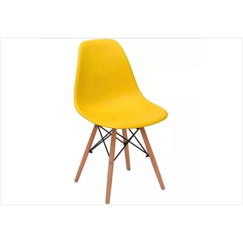 Cadeira Eiffel Charles Eames em ABS Amarela com Base de Madeira DSW é bom? Vale a pena?
