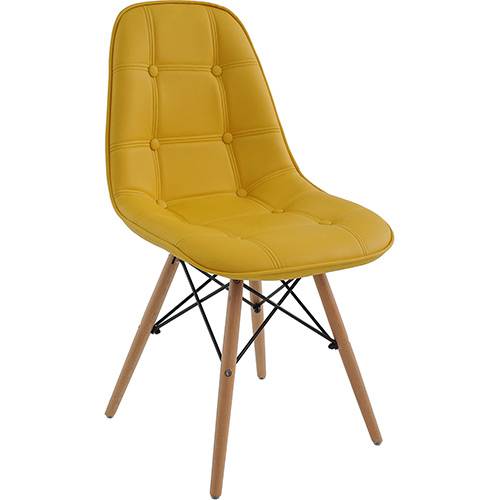 Cadeira Eiffel Sem Braço Botone Poliuretano Amarelo - Rivatti é bom? Vale a pena?