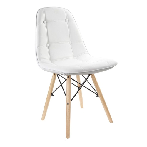 Cadeira Estofada Charles Eames Luxo Botonê Branca Tl-Cdd-01-2 Trevalla é bom? Vale a pena?