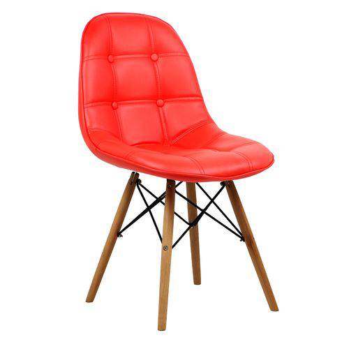 Cadeira Estofada Charles Eames Luxo Botonê Vermelha Tl-Cdd-01-5 Trevalla é bom? Vale a pena?